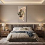 AS arts & handi craft Modern LED Wall Decor with Shelf & Vase, Warm White Decorative Wall Light - Image 4