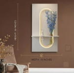 LED Wall Shelf Vase Frame (18” x 32”) - Image 3