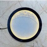 12 Inch 3D Moon LED Wall Light | Modern Lunar Decorative Lamp for Home Décor
