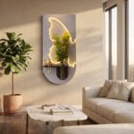 Luxury Butterfly LED Wall Art with Decorative Planter – Modern Ambient Wall Decor for Living Room & Bedroom - Image 2