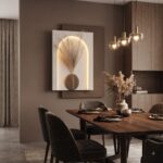 Luxury Modern Arch LED Wall Art with Decorative Pampas Grass Vase – Premium Ambient Wall Decor - Image 3